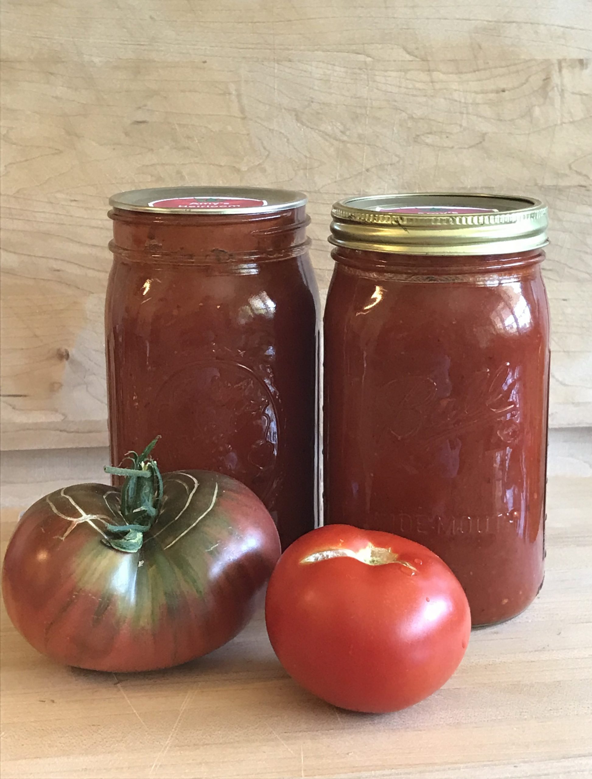 Tomato sauce recipe for canning MonteGatta Farm