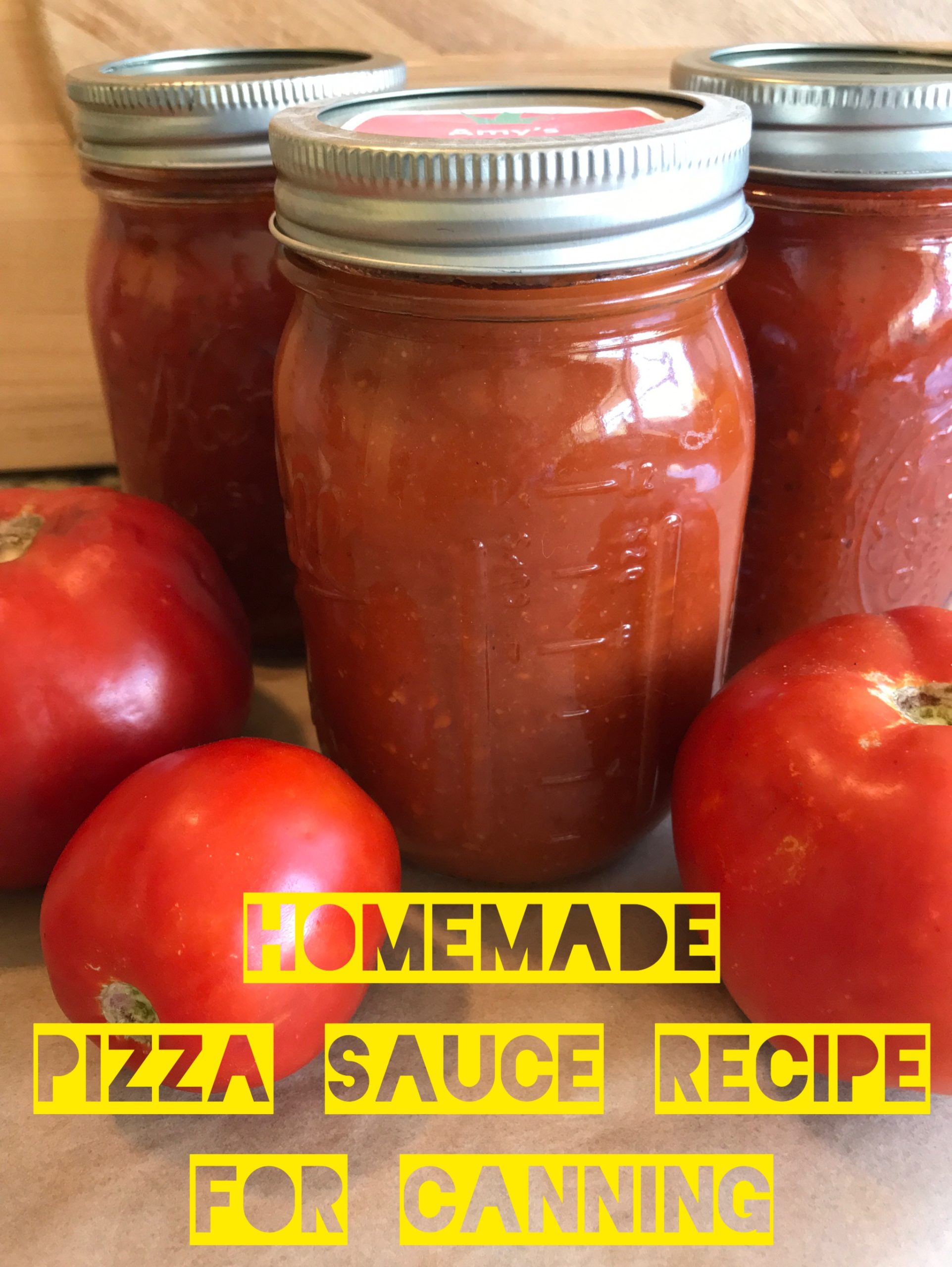 Homemade Pizza Sauce Recipe For Canning - MonteGatta Farm