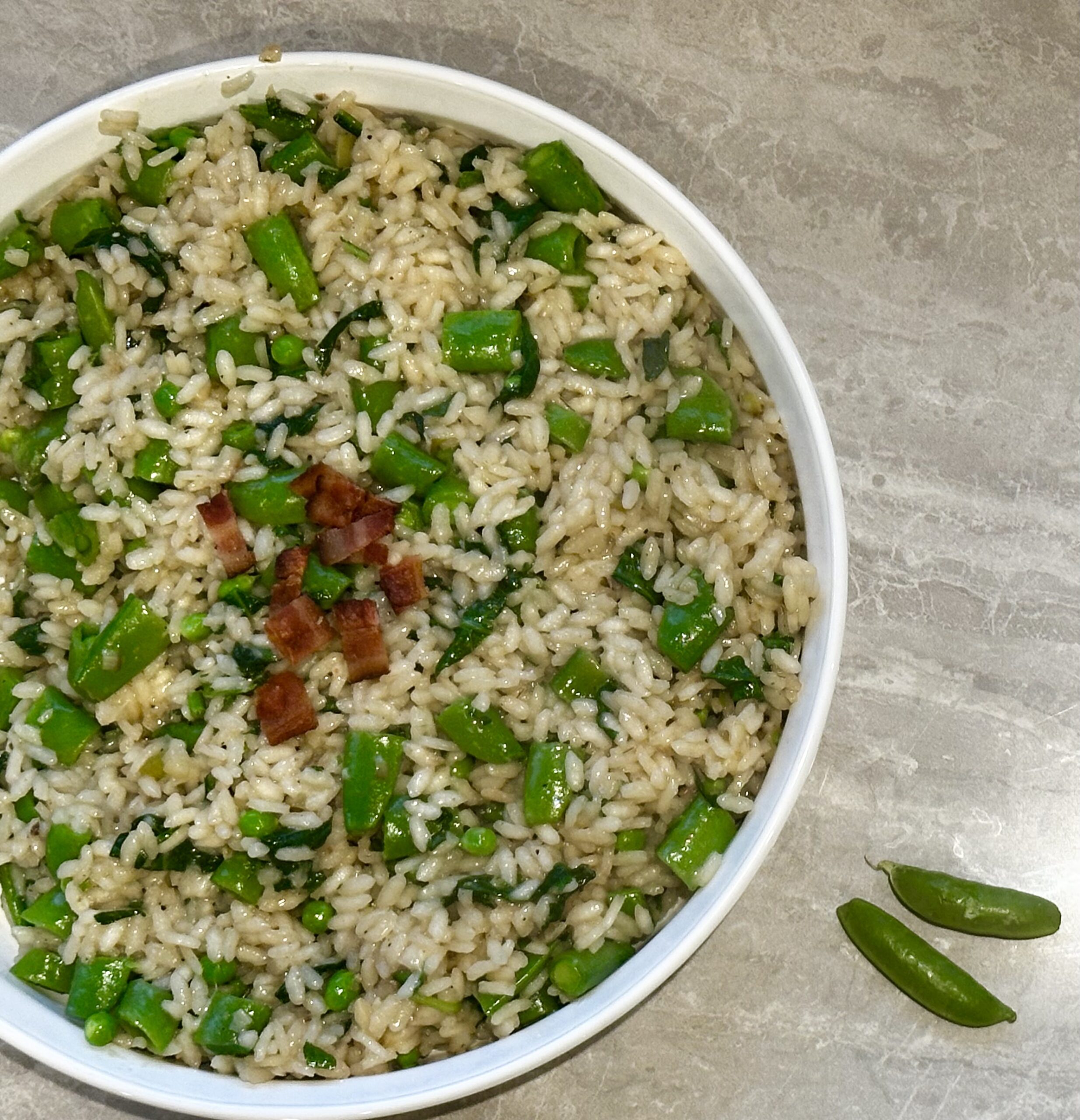Spring Pea and Herb Risotto - MonteGatta Farm